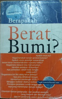 Image of Berapakah Berat Bumi