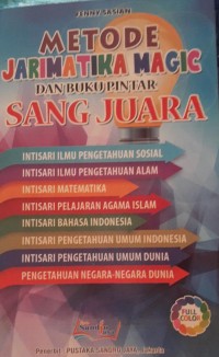 Image of Metode jarimatika magic dan buku pintar sang juara